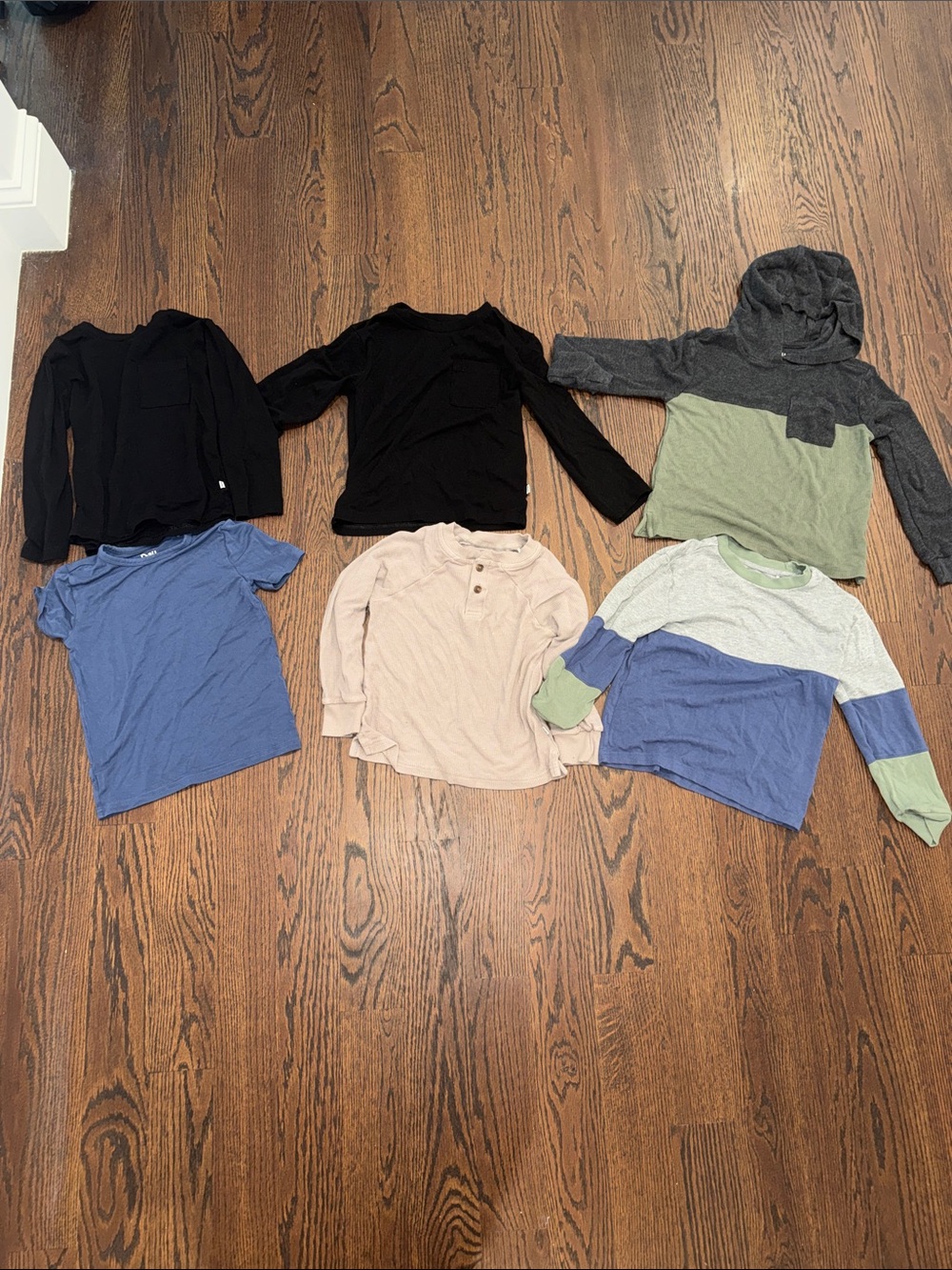 Little Sleepies Bamboo 4T BUNDLE of tops - long and short sleeve